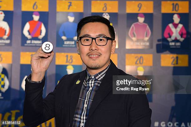 Kyan Yap representative of Sacred Master draws Barrier 8 at Caulfield Racecourse on October 11, 2016 in Caulfield, Australia.