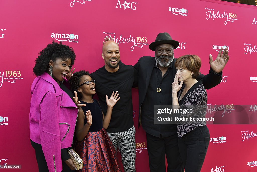 Premiere Of Amazon Studios' "An American Girl Story - Melody 1963: Love Has To Win" - Arrivals