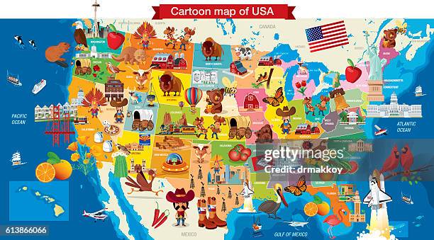 illustrazioni stock, clip art, cartoni animati e icone di tendenza di fumetto mappa di stati uniti d'america  - utah