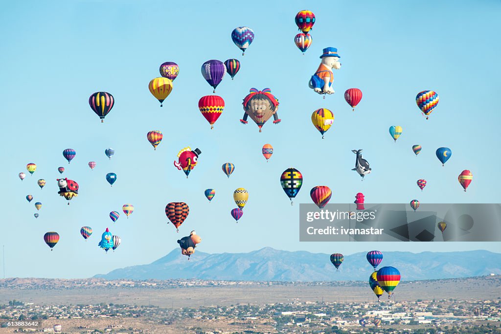 Baloon fiesta in Albuquerque, New Mexico.