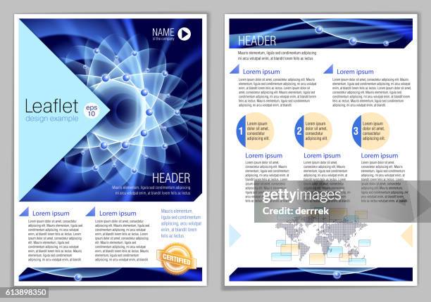 Leaflet Design Example High-Res Vector Graphic - Getty Images