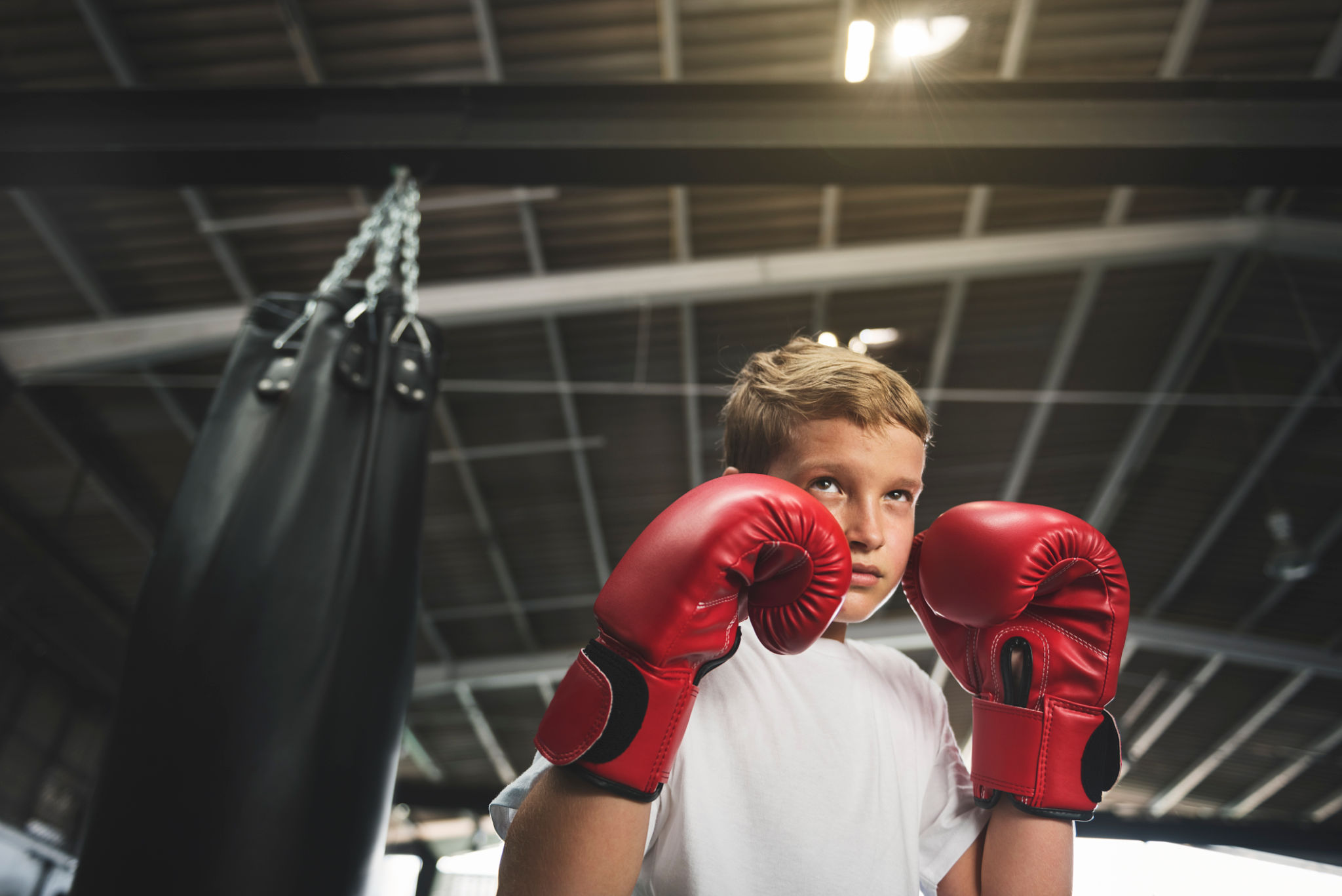 children boxing