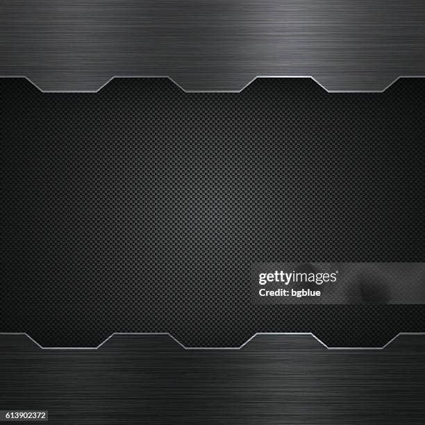 abstrakte metall hintergrund - kohlefaser textur - carbon fibre texture stock-grafiken, -clipart, -cartoons und -symbole