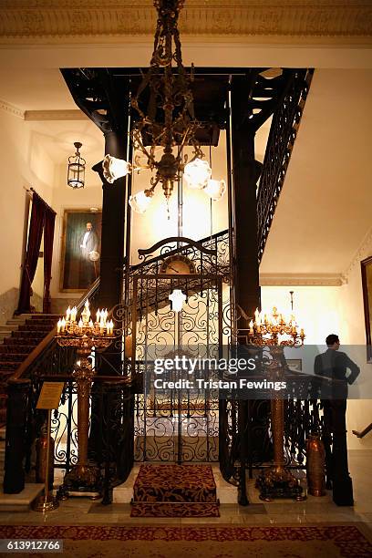 General view during Mercedes-Benz Fashion Week Istanbul at Pera Palace Hotel on October 11, 2016 in Istanbul, Turkey.