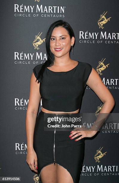 Michelle Pooch arrives at the 2016 Circle of Centaurs Event on October 10, 2016 in Miami, Florida.