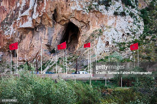 morocco-algeria border - saidia maroc stock-fotos und bilder