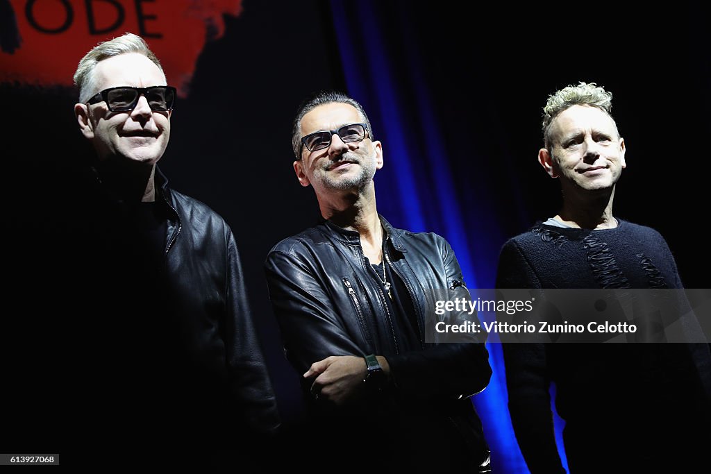 Depeche Mode Press Event In Milan