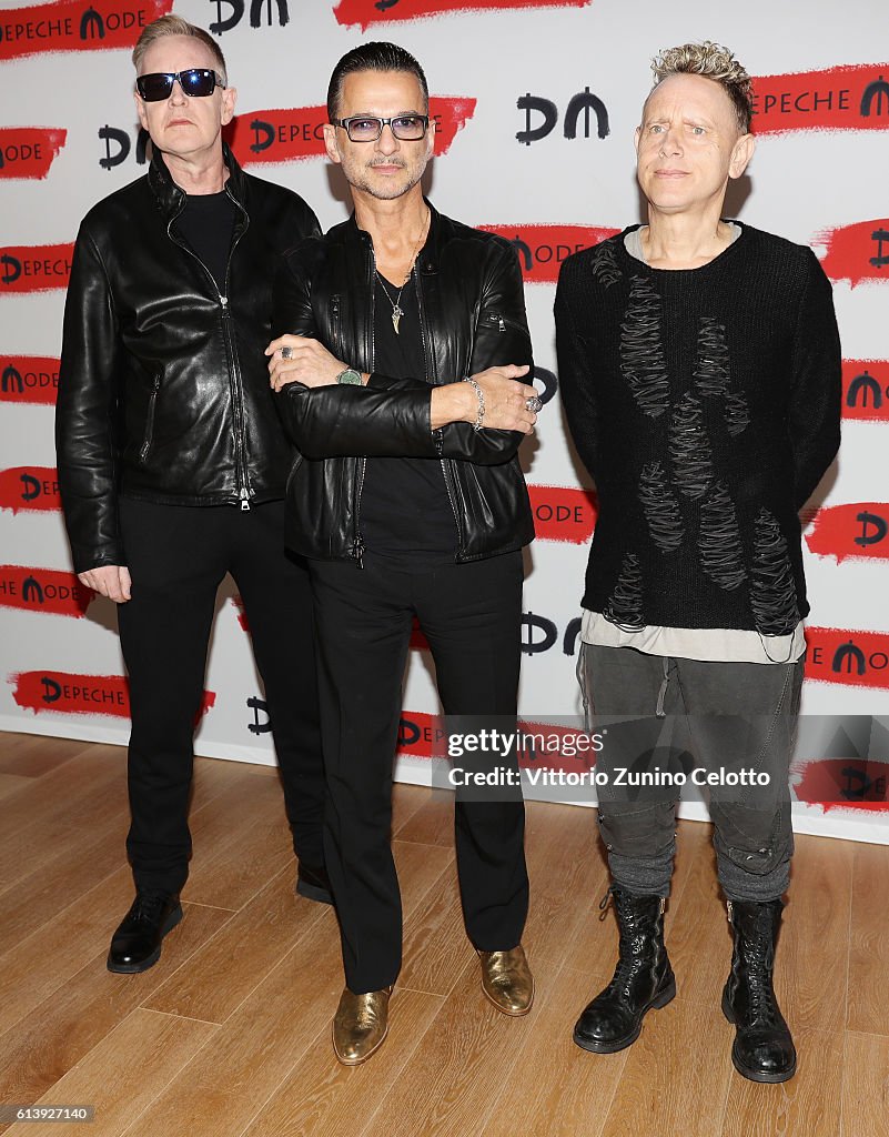 Depeche Mode Press Event In Milan