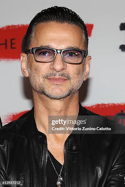 Dave Gahan of Depeche Mode attends a photocall to launch the Global Spirit Tour on October 11, 2016 in Milan, Italy.