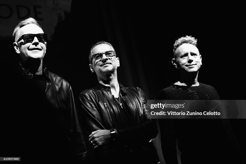 Depeche Mode Press Event In Milan