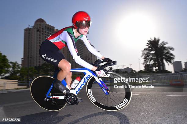 89th Road World Championships 2016 / Women Elite ITT Nicole HANSELMANN / The Pearl Qatar - The Pearl Qatar / Individual Time Trial / WC /