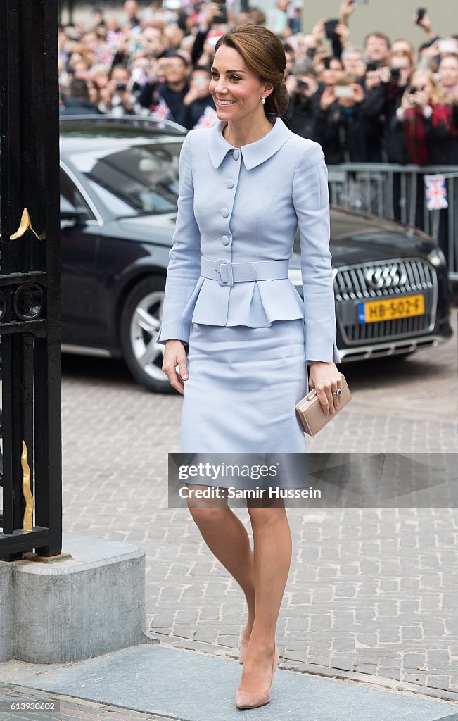 The Duchess Of Cambridge Visits The Netherlands
