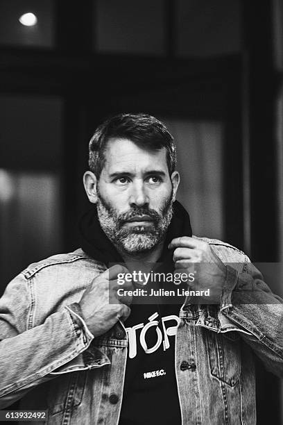 Actor and director Jalil Lespert is photographed for Self Assignment on October 1, 2016 in Dinard, France.