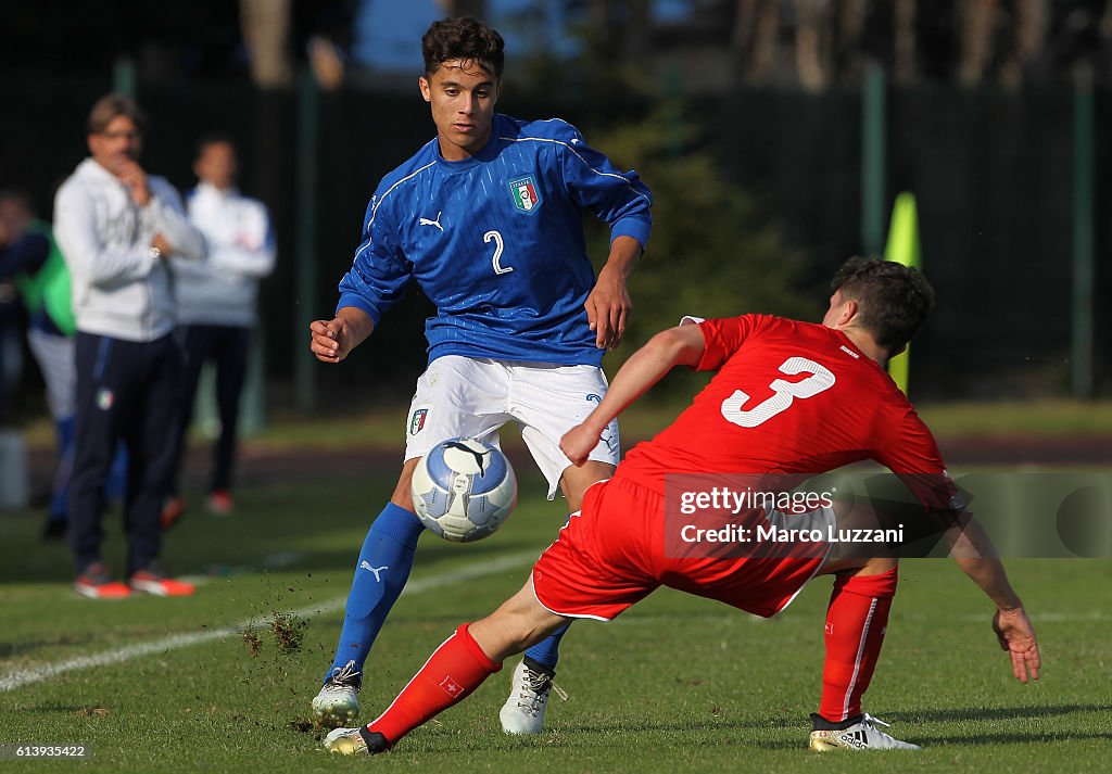 Italy U20 v Switzerland U20