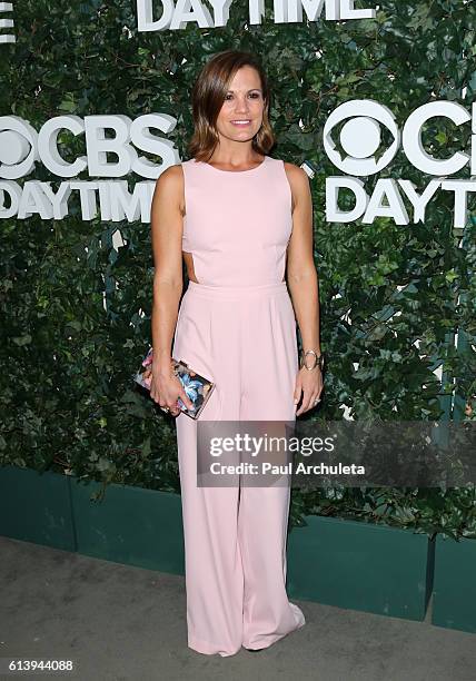 Actress Melissa Claire Egan attends the CBS Daytime For 30 Years celebration at The Paley Center for Media on October 10, 2016 in Beverly Hills,...