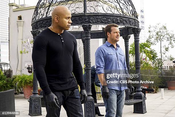 Ghost Gun" -- Pictured: LL COOL J and Chris O'Donnell . The murder of a Navy Machinist with high security clearance sends the team on a city-wide...