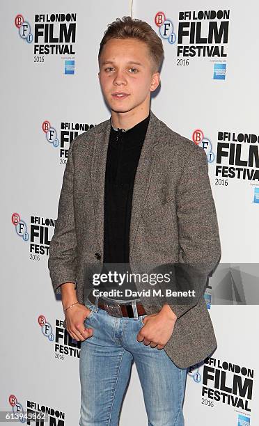 Daniel Huttlestone attends the 'London Town' screening during the 60th BFI London Film Festival at Haymarket Cinema on October 11, 2016 in London,...