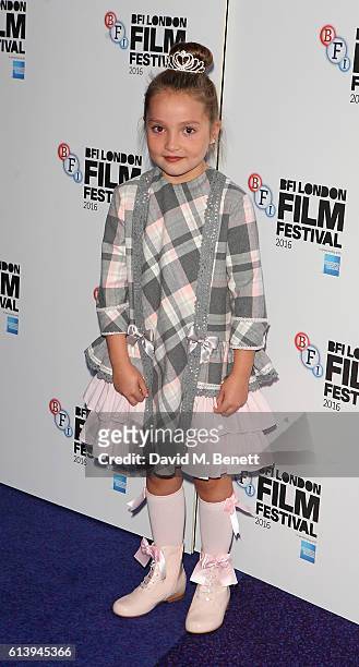 Anya McKenna-Bruce attends the 'London Town' screening during the 60th BFI London Film Festival at Haymarket Cinema on October 11, 2016 in London,...
