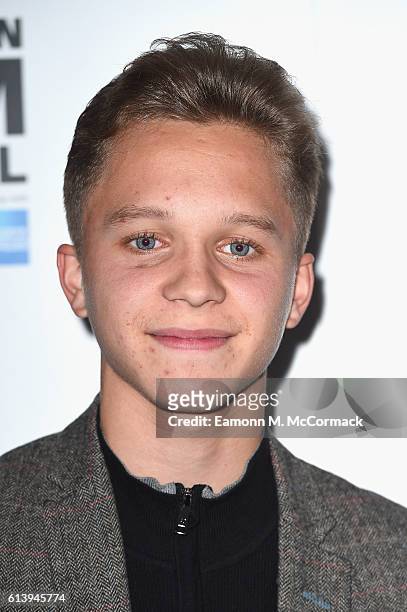 Daniel Huttlestone attends the 'London Town' screening during the 60th BFI London Film Festival at Haymarket Cinema on October 11, 2016 in London,...