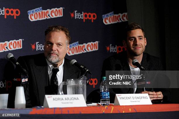 Emerald City" Panel -- Pictured: Vincent D'Onofrio, Oliver Jackson-Cohen on Saturday, October 8, 2016 from the Javits Center in New York, NY --