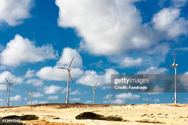 generation energy eolica northeast brazil - aquiraz stockfoto's en -beelden