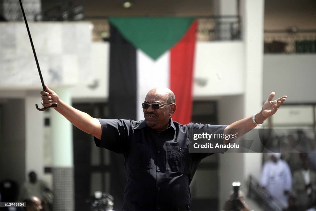 Sudanese President Omar al-Bashir in Khartoum