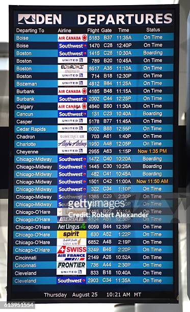 Denver Airport Departures 