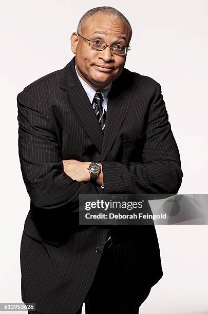 Deborah Feingold/Corbis via Getty Images) NEW YORK Comedian and TV host Larry Wilmore January 25, 2008 in New York City, New York.