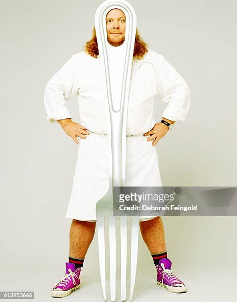 Deborah Feingold/Corbis via Getty Images) NEW YORK Chef and TV personality Mario Batali May 2001 in New York City, New York.