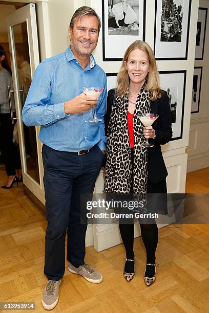 Charlotte Evans and Tim Fay attend the Salt Launch Party with Conde Nast International on October 11, 2016 in London, England.