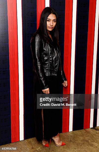 Vanessa White attends the Agi & Sam x Lacoste L!ve Collection Launch on October 11, 2016 in London, United Kingdom.