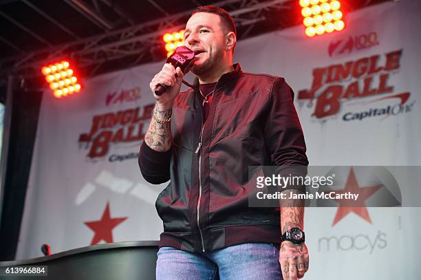 Mo' Bounce attends the Jingle Ball 2016 Official Kick Off Event, presented by Capital One, at Macy's Herald Square on October 11, 2016 in New York...