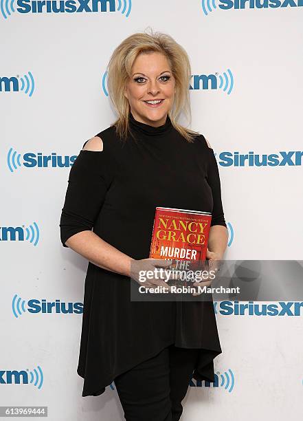 Nancy Grace visits at SiriusXM Studio on October 11, 2016 in New York City.