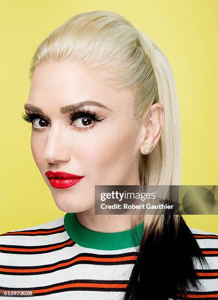 American singer, songwriter, and fashion designer Gwen Stefani is photographed for Los Angeles Times on September 22, 2016 in Los Angeles,...