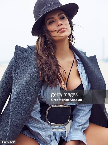 Model Ashley Graham is photographed for Elle Canada on June 5, 2016 in Los Angeles, California. PUBLISHED IMAGE.