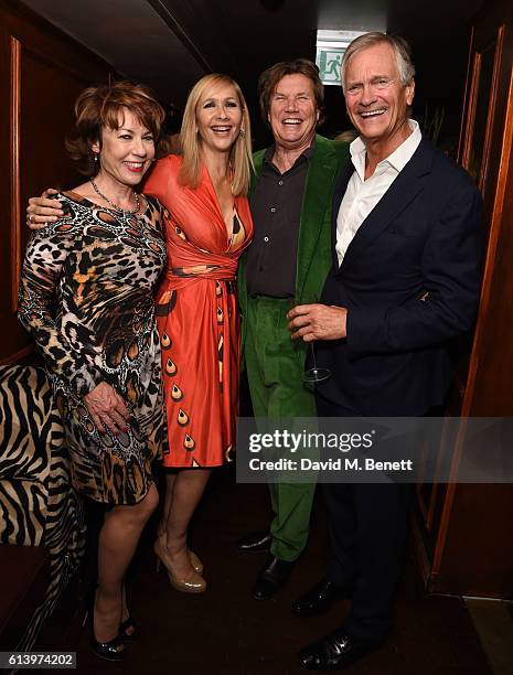 Kathy Lette, Tania Bryer, Theo Fennell and Charles Delevinge attend the launch of "Desire: 100 Of Literature's Sexiest Stories" hosted by Tatler and...