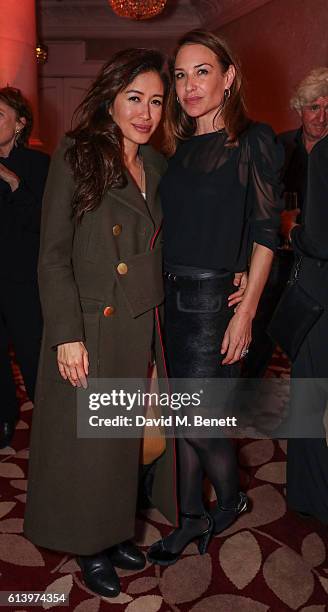 Mara Lane and Claire Forlani attend the 'London Town' screening during the 60th BFI London Film Festival at St Ermin's Hotel on October 11, 2016 in...