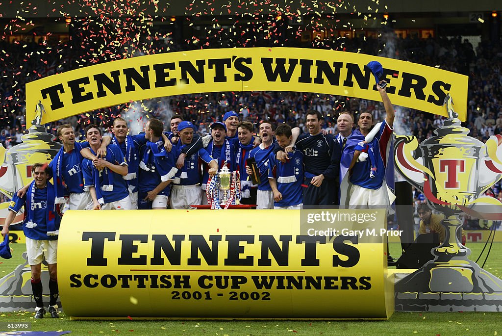 Rangers celebrate victory