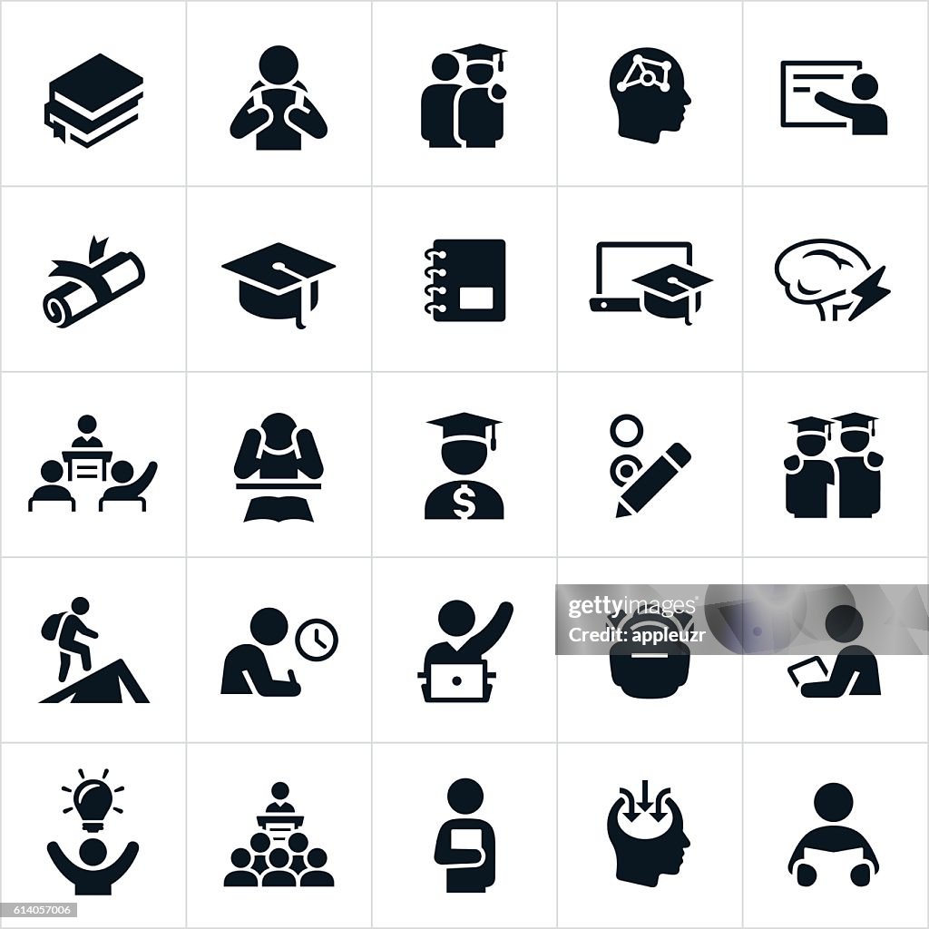 高度な教育アイコン