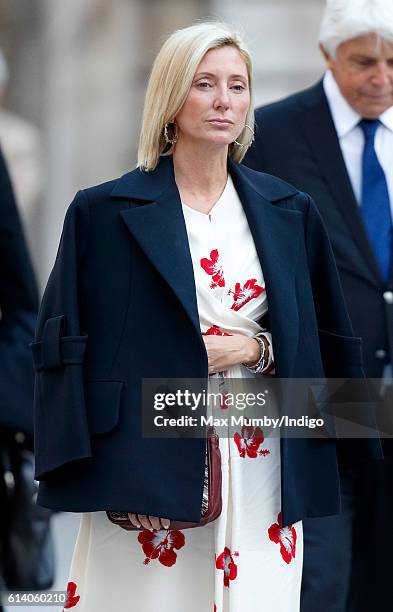 Crown Princess Marie-Chantal of Greece attends a reception and awards ceremony at the Royal Academy of Arts on October 11, 2016 in London, England.