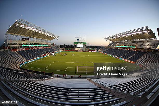 General view inside Toyota Park prior the International Friendly Match between Mexico and Panama at Toyota Park on October 11, 2016 in Chicago,...