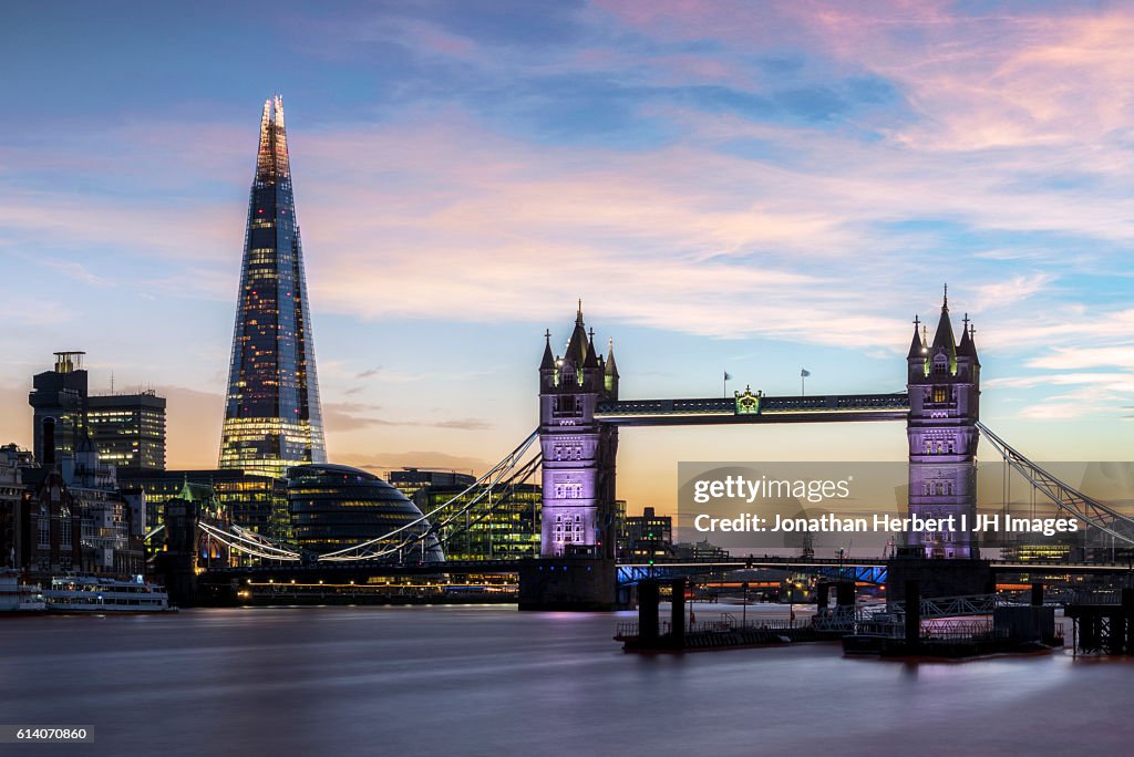 Tower Bridge And The Shard