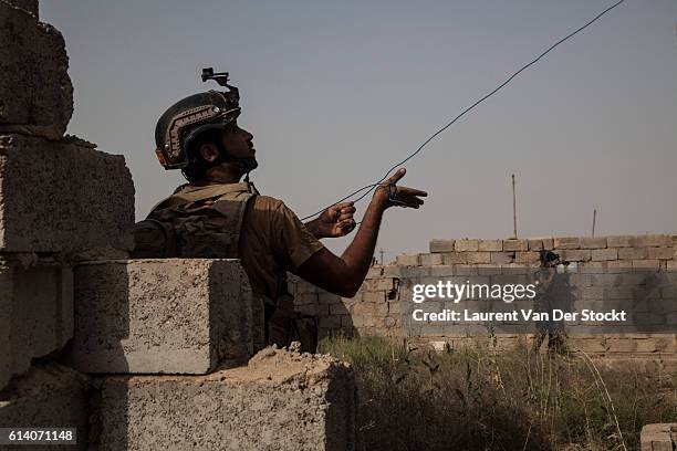 The 5th of JUNE 2016."nThe first houses of Fallujah are reached by the Golden Division and the Anbar Police. Units are sent to search it. They help...