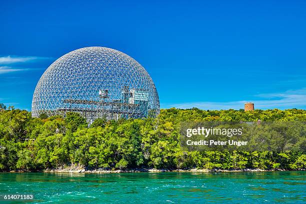 montreal biosphere,montreal city - biosphere stock pictures, royalty-free photos & images