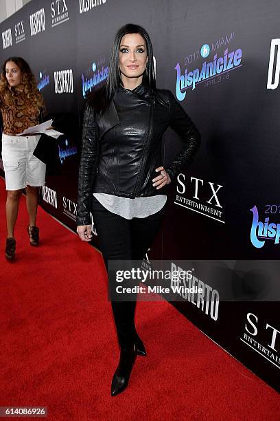 Actress Dayanara Torres attends the screening of STX Entertainment's "Desierto" at Regal LA Live Stadium 14 on October 11, 2016 in Los Angeles,...