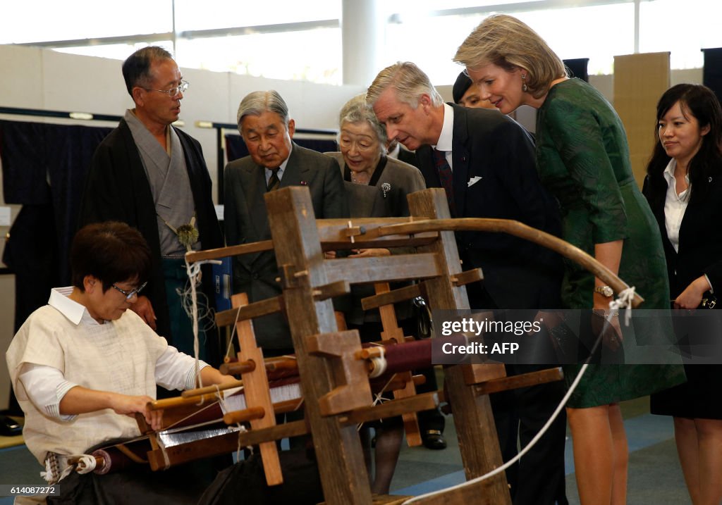 JAPAN-BELGIUM-DIPLOMACY-ROYALS