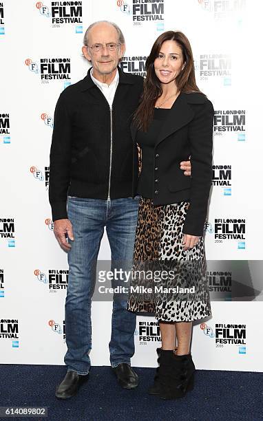 Christopher Lloyd and Lisa Loiacono attend the 'I Am Not A Serial Killer' screening during the 60th BFI London Film Festival at Prince Charles Cinema...