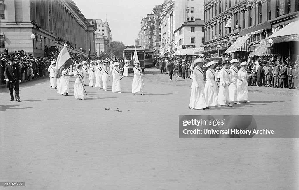 Woman Suffrage Parade, Washington DC, USA, May 1914