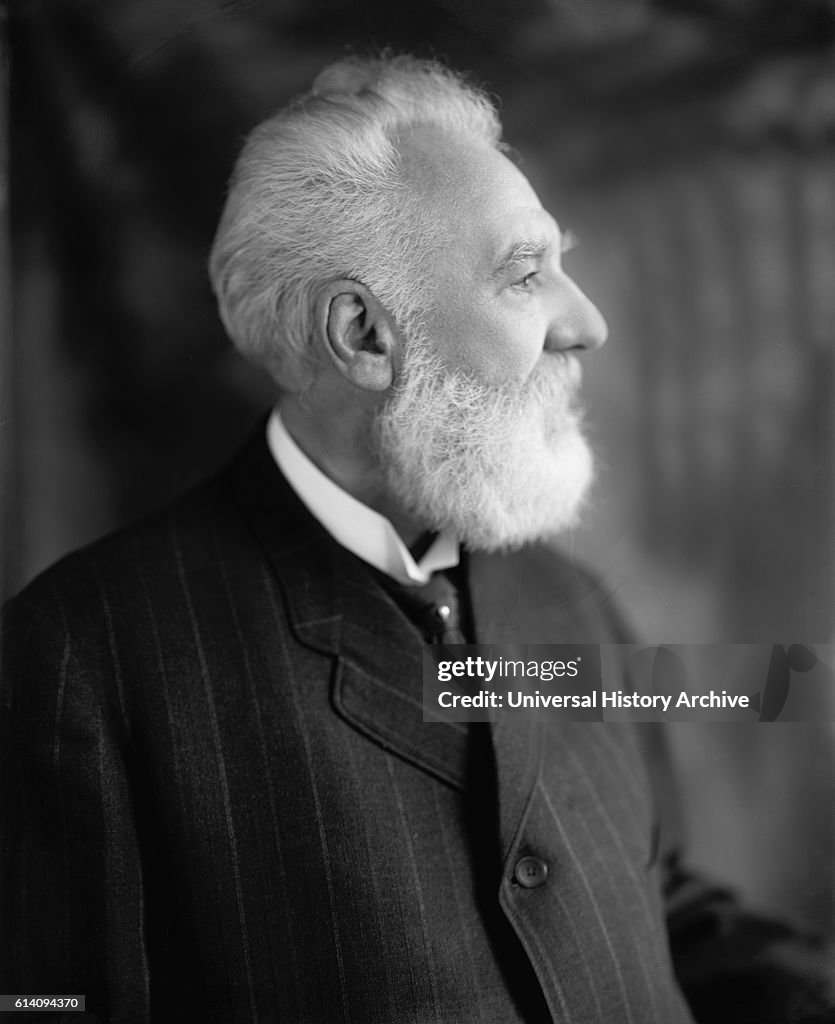 Alexander Graham Bell, Profile, circa 1920. News Photo - Getty Images