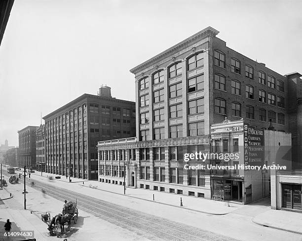 Eastman Kodak Company, Factory and Main Office, State Street, Rochester, New York, USA, circa 1910.